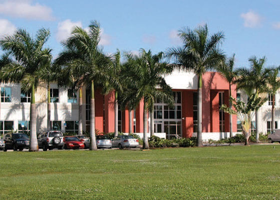 Exterior view of the ADP Headquarters building in Miami